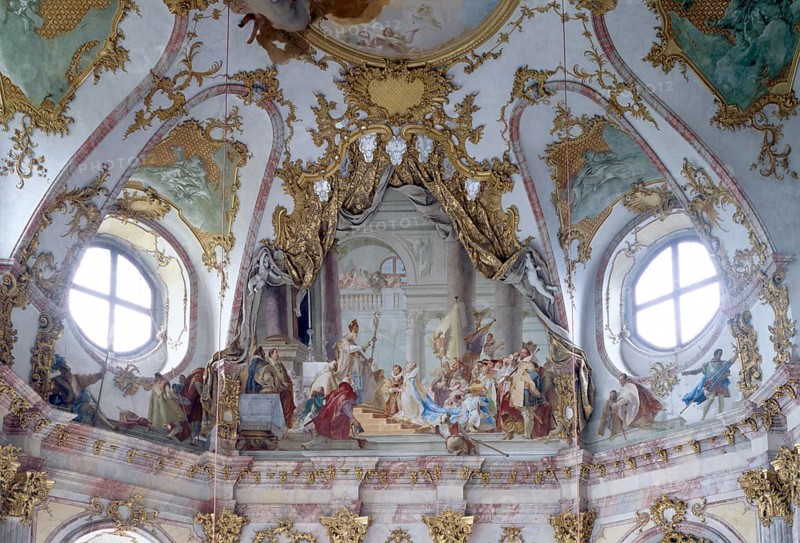Würzburg, Residence/ Imperial Hall, south wall