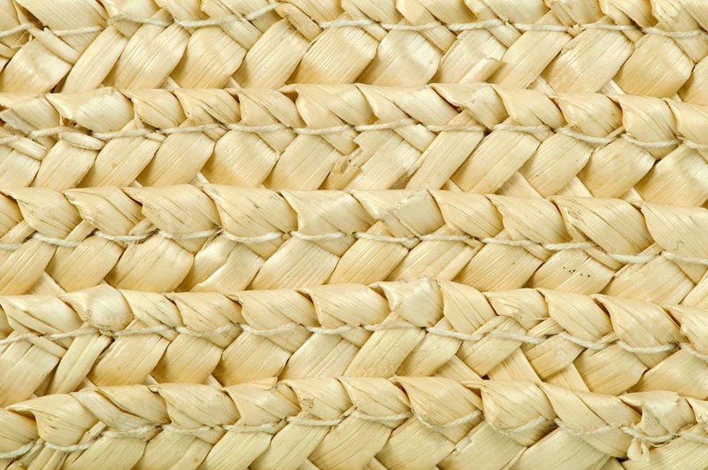 Woven straw natural background