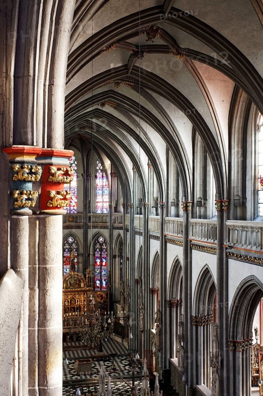 View from the walkway on the north side to the east, St., Sankt, Saint