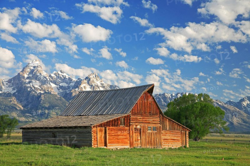 Farmhouse, Tetons, Moulton Barn, Wyoming, United States