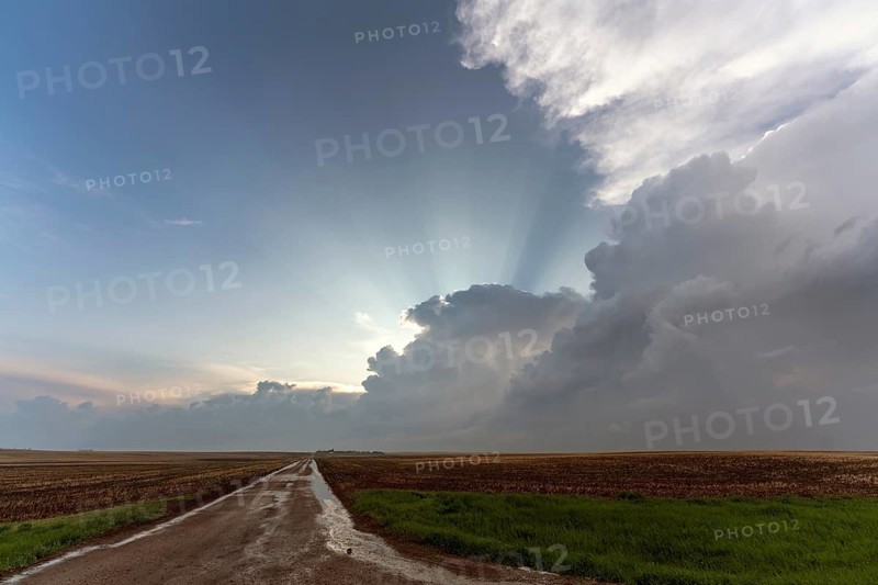 Prairie Summer Storms Saskatchewan Canada Ominous danger
