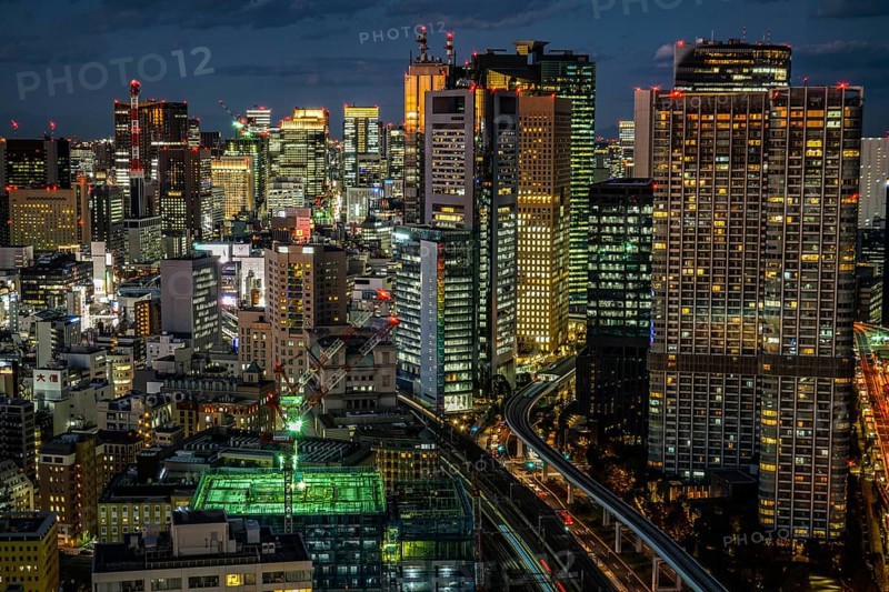 Scenes from Seaside top (observation deck of the World Trade Center). Shooting Location: Tokyo metropolitan area