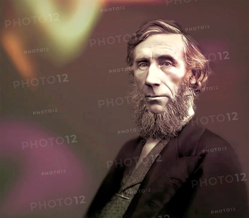 John Tyndall, 1820 –1893, Irish physicist and chemist, discoverer oft he greenhouse effect, digitally edited