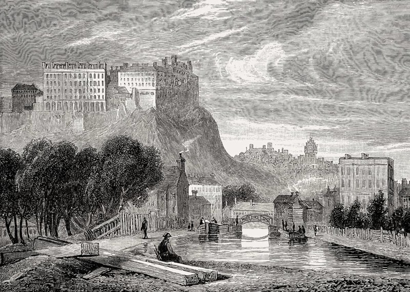 Port Hopetoun, Union Canal Basin, Edinburgh, Scotland, 19th century