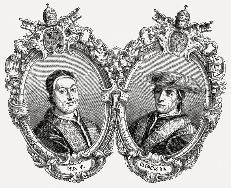 Pope Clement XIV and Pope Pius VI