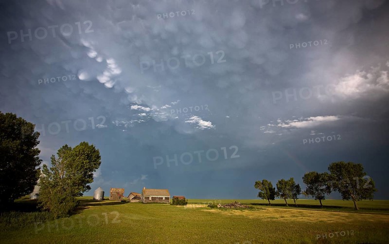 Prairie Storm Clouds in Saskatchewan Canada Mammatus