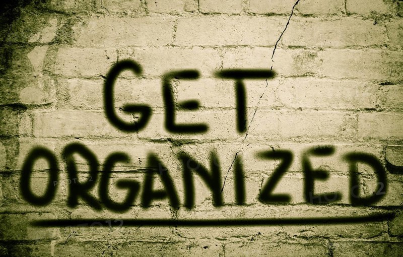 Get Organized Concept