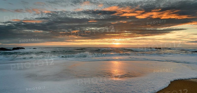 Sandy beach on the Atlantic coast near Les Sables d'Olonne. France