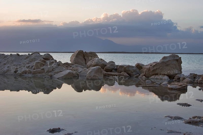 The Dead Sea near to medical beach Ein-Bokek