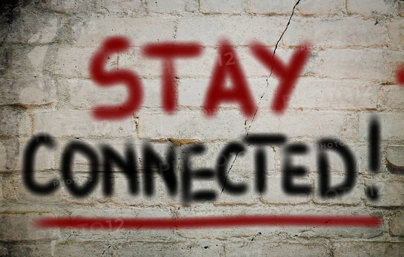Stay Connected Concept