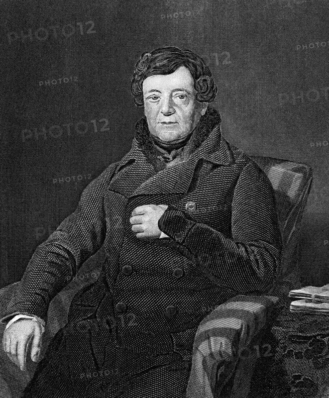 Daniel O'Connell (1775-1847) on engraving from 1873. Irish political leader. Engraved by unknown artist and published in Portrait Gallery of Eminent Men and Women with Biographies, USA, 1873