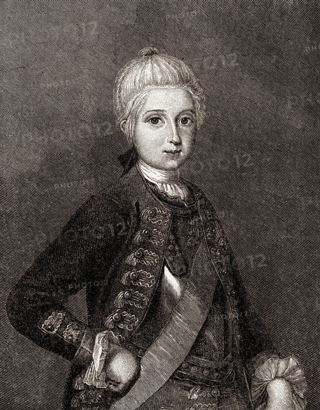 Young Crown Prince Frederick, Frederick the Great or Frederick II