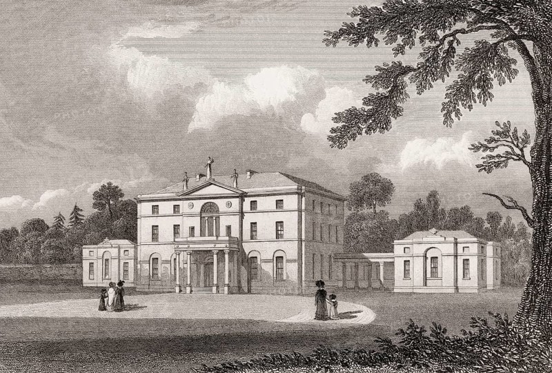 Gask House, Perth And Kinross, 19th century, from Modern Athens by Th. H. Shepherd