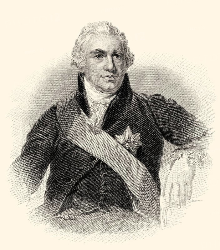 Sir Joseph Banks, 1. Baronet, 1743-1820, britischer Naturforscher, Botaniker und Förderer der Naturwissenschaften