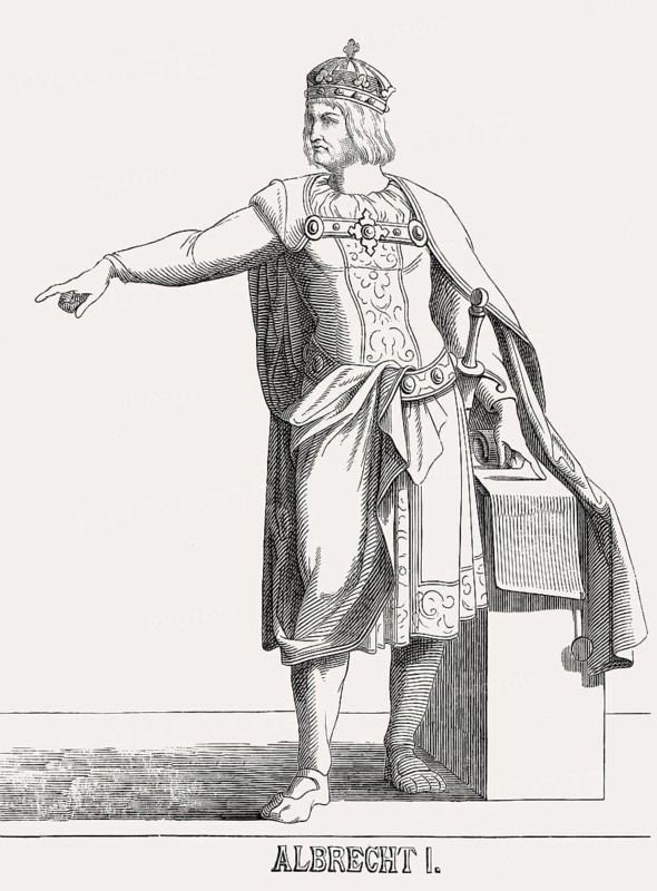 Albert I of Habsburg, King of the Romans from 1292 to 1308
