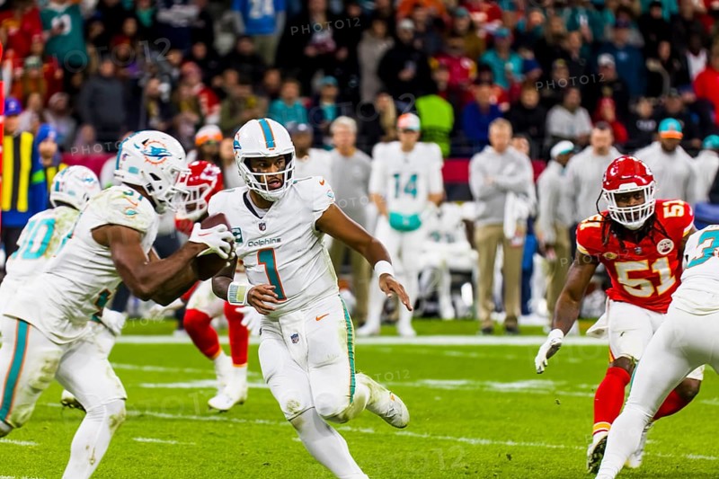 NFL International Series /Game : Miami Dolphins vs. Kansas City Chiefs  on 05. Nov. 2023, in the Deutsche Bank Park , Frankfurt a.M. , Germany
