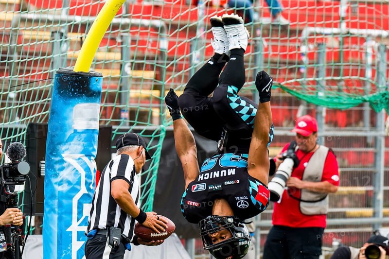 European League of Football, ELF/ Game: Prague Lions at Munich Ravens on 09. June. 2024, in the uhlsport PARK, Unterhaching, Germany