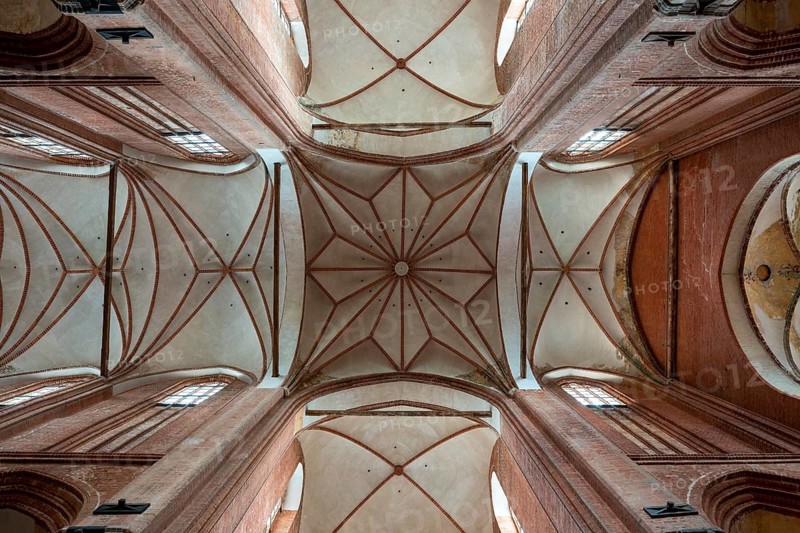 Wismar, St George's Church, vault in the crossing