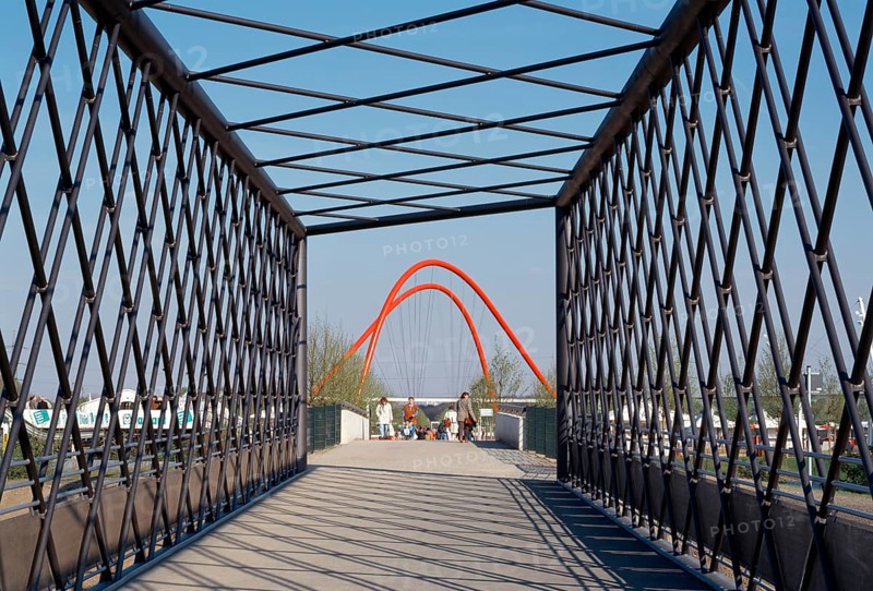 Truss bridge with double arch bridge (BUGA 97)