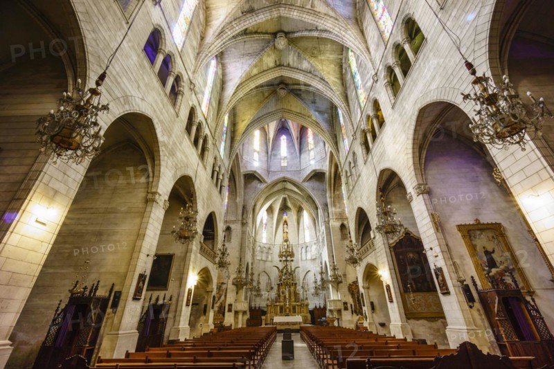 Iglesia de Nostra Senyora dels Dolors, siglo XIX, obra de Josep Barcelo i Runggaldier y Gaspar Bennassar, Manacor, Mallorca, islas baleares, Spain