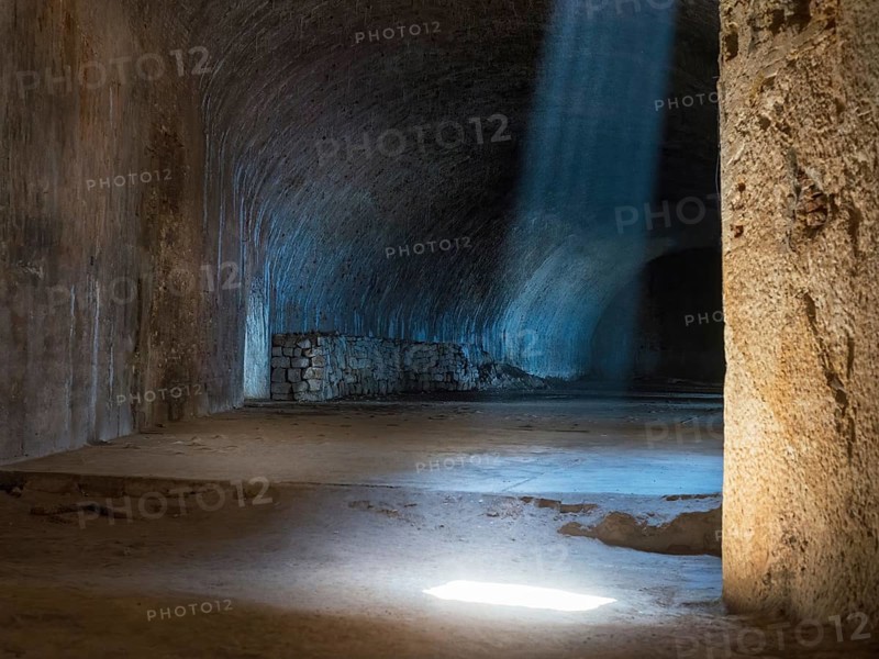 Vault at Saint Nicholas fortress in Sibenik, Croatia