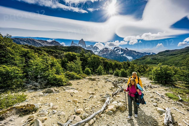 Trail to Poincenot Camp, El Chalten, Los Glaciares National Park, Republic of Argentina, Patagonia
