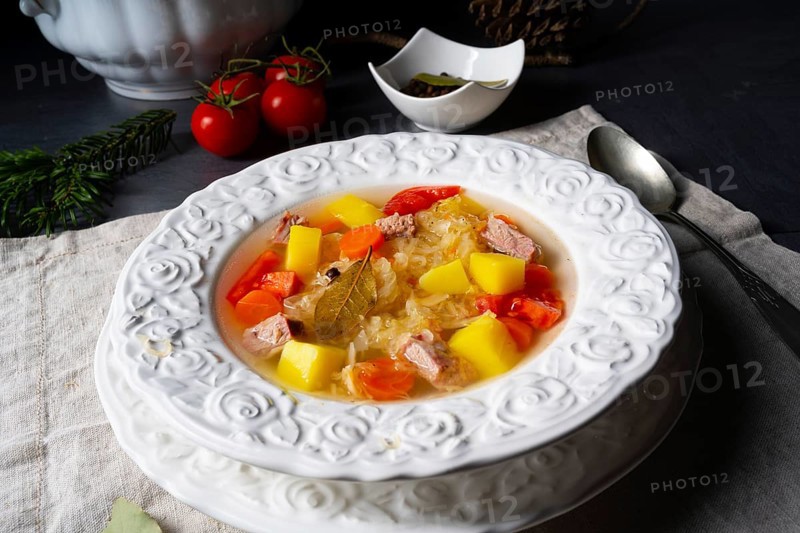 Kapusniak delicious Polish sauerkraut soup