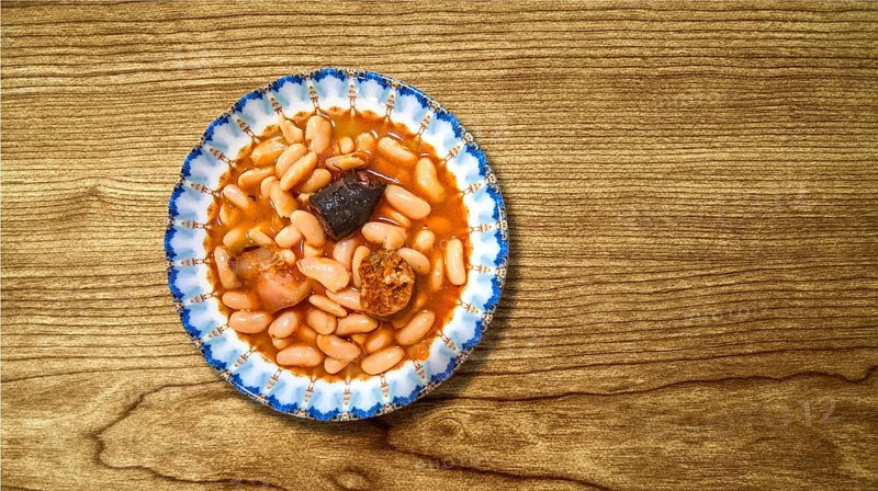 Fabada Asturiana, White Bean Stew, Spanish Cuisine, Spanish Gastronomy, Asturias, Spain