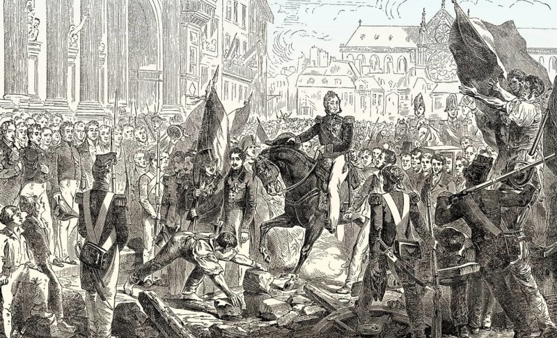 Louis Philippe I, French Revolution of 1830, July Revolution, Paris