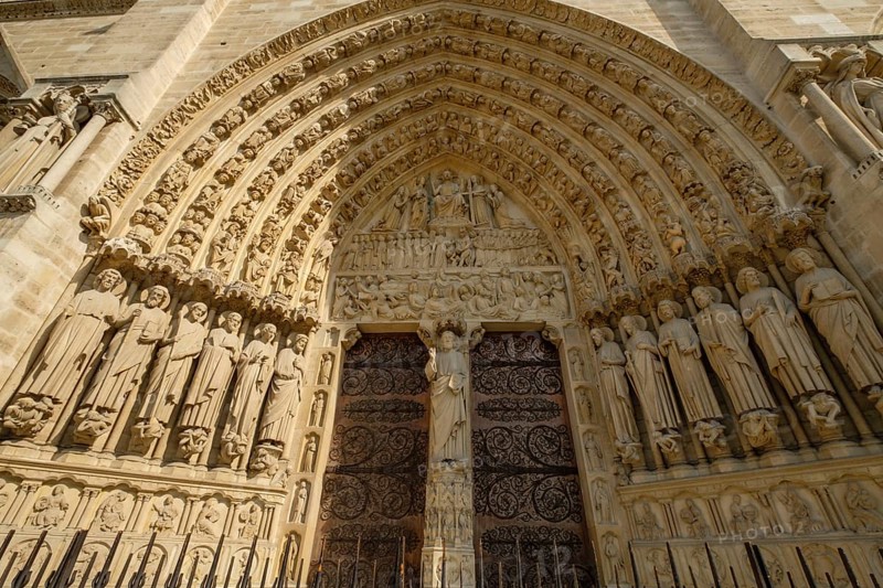Cathédrale Notre Dame, seat of the Archdiocese of Paris, western façade, Paris, France, Western Europe
