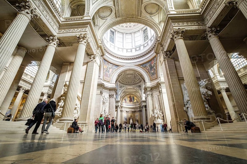 Pantheon, le Panthéon, monument in neoclassical style, 5th district, Paris, France, Western Europe
