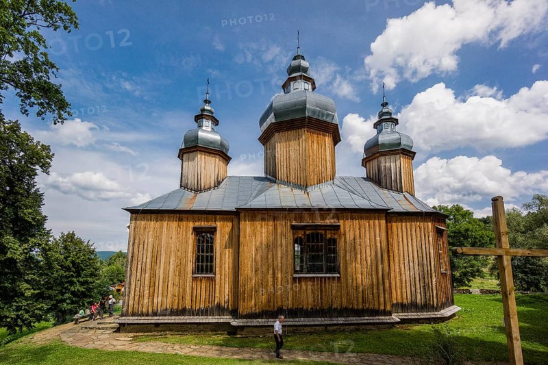 Orthodox Church of Dobra Szlachecka, 17th century, Saint River valley, Carpathians range, Poland