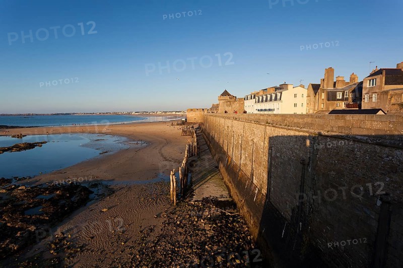Walls of Saint-Malo, Ille-et-Vilaine, Britanny, France