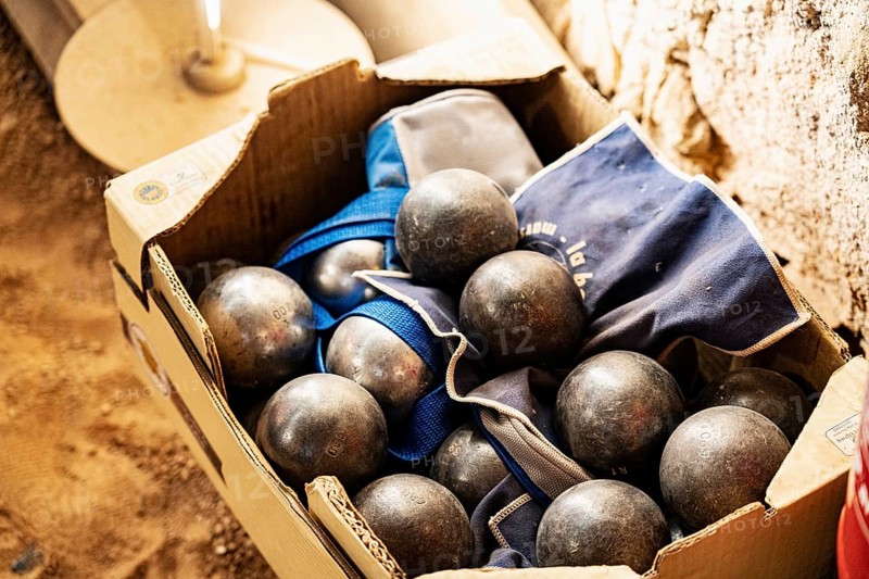 La Boule Bleue, shop for petanque and boules players, Le Panier, neighbourhood, Marseille, France
