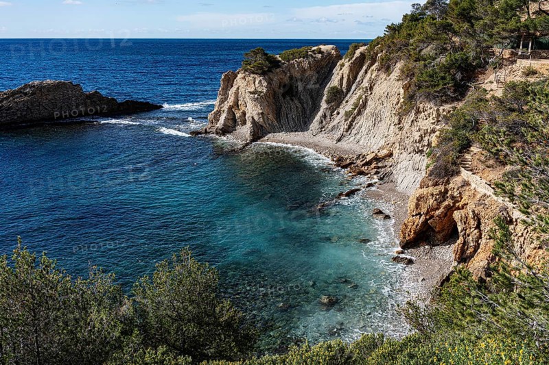 The Côte Bleue, the Blue Coast, French Mediterranean coast. west of Marseille, France