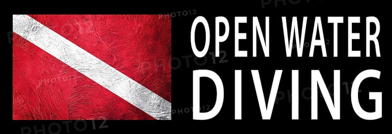 Open Water Diving, Diver Down Flag, Scuba flag, Scuba Diving