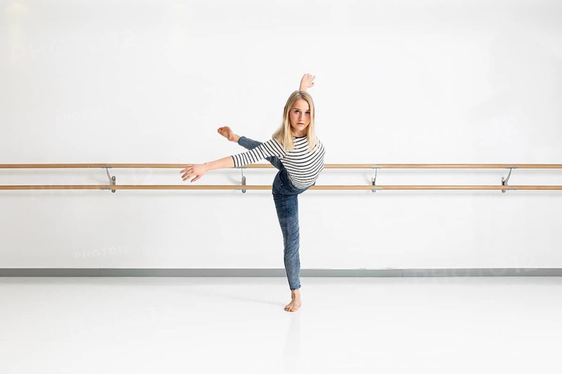An image of a female dancer in action