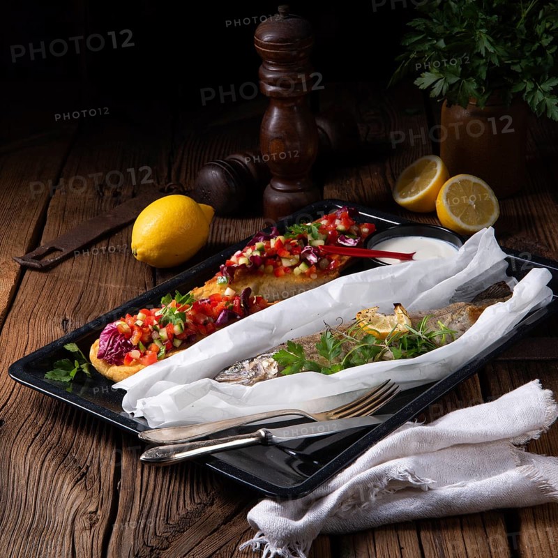 The perfect baked trout with lemon and herbs