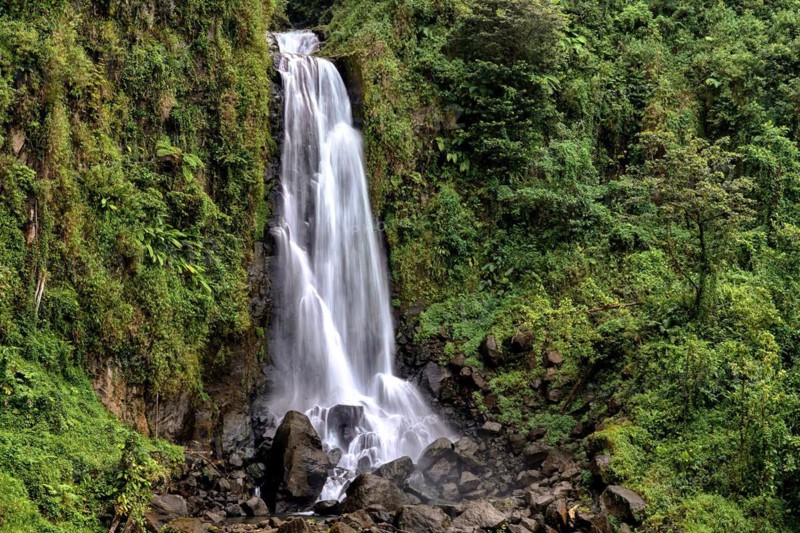 Caribbean, Dominica, waterfall, Victoria Falls, Domenica
