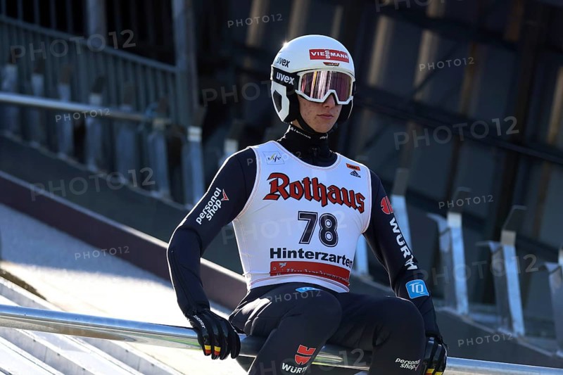 Simon Vöhringer (SC Hinterzarten) at the Alpencup Ski Jumping Hinterzarten 2024, Hinterzarten, Germany / Germany