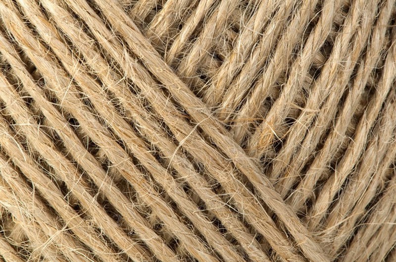 Hemp rope close up background