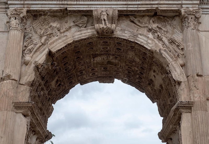 Rome, Roma, Forum Romanum, Arch of Titus, Arco di Tito