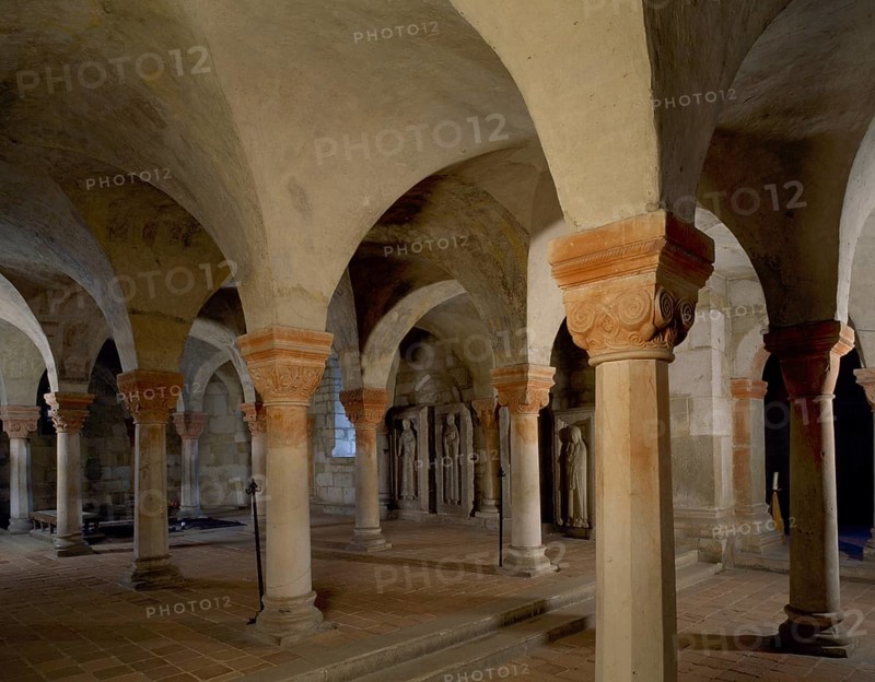 Crypt, interior of south-east, St., Saint, Saint