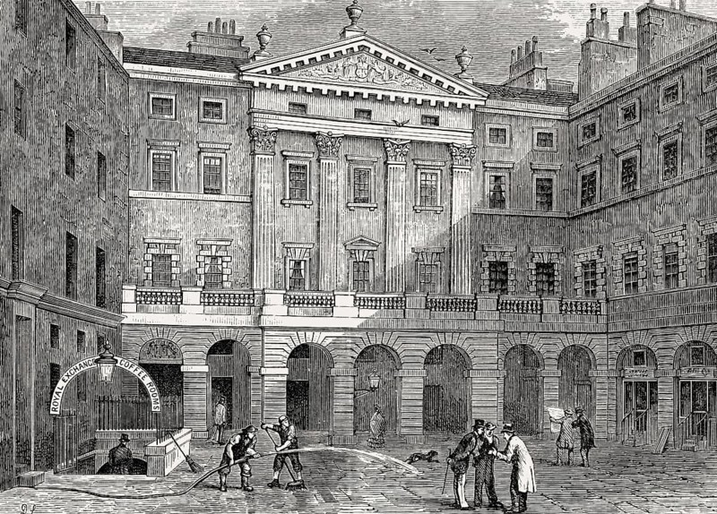 The Royal Exchange, Edinburgh, Scotland, 19th century