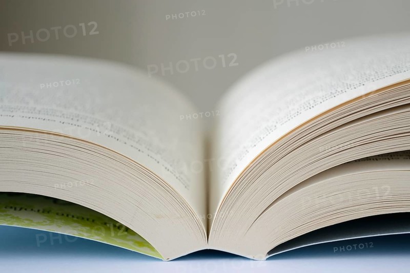 Open book - close-up