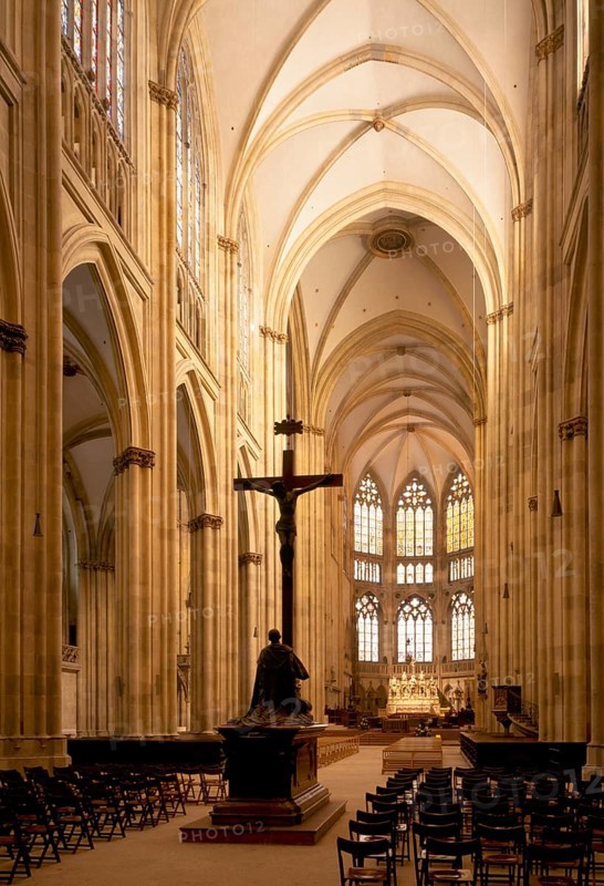 View to the east, St., Sankt, Saint
