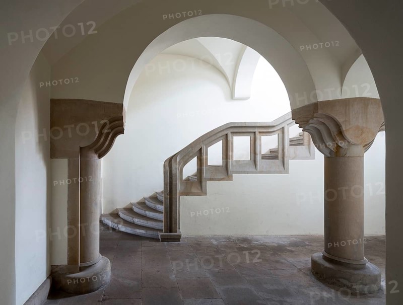 Town hall, extension built 1903-1905 by Hans Poelzig, staircase ground floor