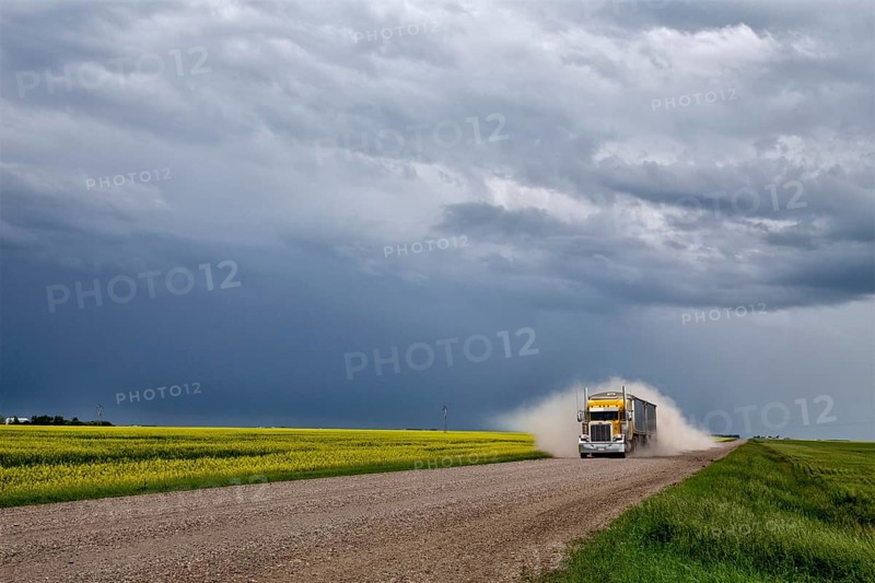 Prairie Storm Clouds Canada Saskatchewan Dramatic Summer