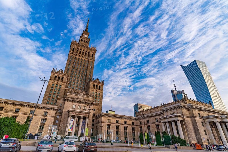 Palace of Culture and Science in Warsaw, Poland