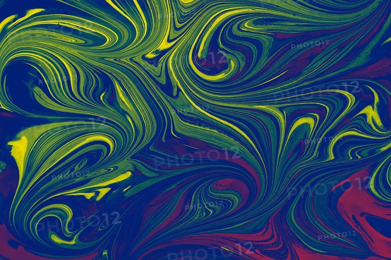 Ebru marble effect pattern design for print